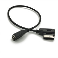 USB AUX кабель музыкальный MDI MMI AMI к USB разъему аудио адаптер кабель передачи данных для VW MK5 для AUDI A3 A4 A4L A5 A6 A8 Q5