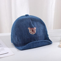 Шапка с улыбающимся лицом для мальчиков и девочек, мягкая регулируемая бейсболка с язычком и улыбающимся лицом, на возраст 6-12 месяцев