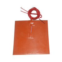 Соединительное звена, ЧПУ силиконовый нагревательный элемент 200 мм x 200 мм для подогревательной платформы 3D-принтера