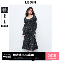 樂町浪漫法式碎花裙2023年新品女裝清新洋裝海邊度假風吊帶裙