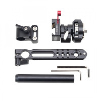 Универсальный кронштейн Nitze EVF-K03 EVF с QR-зажимом NATO для держателя ARRI Rosette, НАТО-рельса и стержень 15 мм