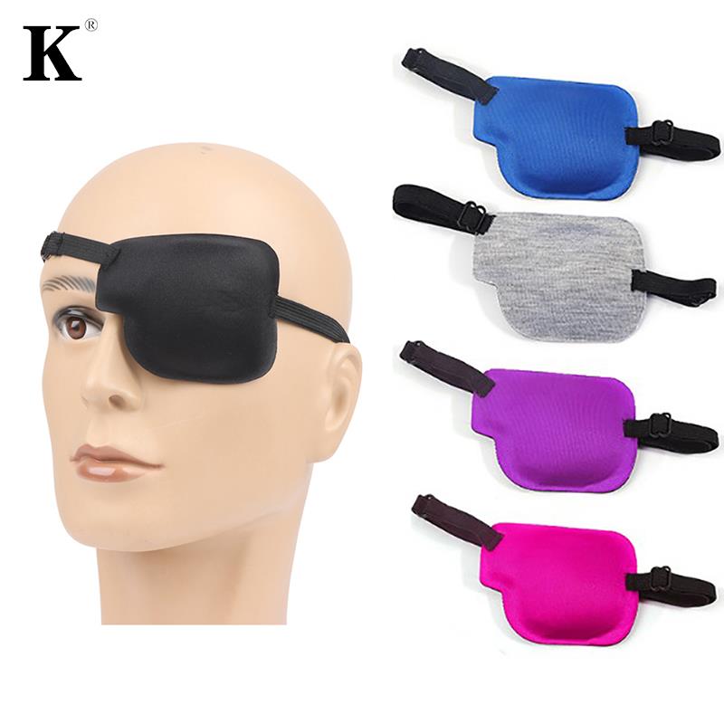 Adult Kids Strabismus Eye Training Single Eye Patch Cover Medical Amblyopia Mask Adjustable Eyeshade Filled AstigmatismTraining