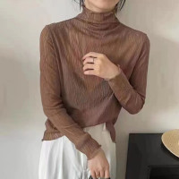 Женская водолазка с ложным воротником, блузка, топы, рубашка с длинным рукавом, съемный воротник, женское платье, аксессуары с ложным воротником