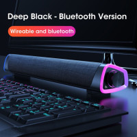 Проводная USB Bluetooth компьютерная колонка стерео сабвуфер