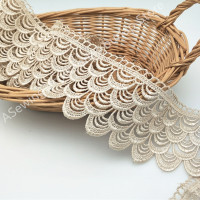 5 ярдов, ширина 75 мм, шитье кружевной лентой, украшение для рукоделия, вышивка для дивана, скатерти. 5BB5488