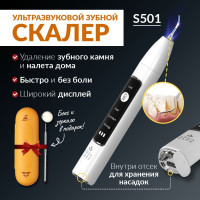 Скалер ультразвуковой электрический для удаления зубного камня AsiaCare S501 / Ирригатор для полости рта / Отбеливание зубов