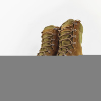 硬貨新品 高筒牛皮戶外戰術靴子V底沙漠靴休閒舒適防水防滑執勤靴