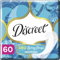 Женские ежедневные прокладки Discreet Multiform Весенний Бриз, 60 шт.