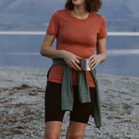 不是美利奴羊毛我吃掉！抗菌吸濕女士圓領跑步速乾T恤夏季可機洗