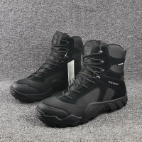 尾貨冬季作戰靴男士戶外高筒防水戰術靴防滑耐磨登山靴沙漠叢林靴