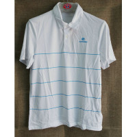 夏季清涼休閒寬鬆大尺碼男款彈力速乾快乾T恤 翻領短袖T恤男士