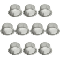 Купольная трубка для курения табака из нержавеющей стали, 10 шт., 12 мм