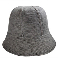 Харадзюку простая Панама для женщин Весна и осень Новая Вязаная Рыбацкая шляпа простая полосатая дышащая шляпа для бассейна JP (происхождение)