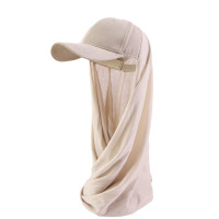 Мусульманская женская панама с шифоновыми хиджабами уличные однотонные летние солнцезащитные шапки с шарфом готовая к носке бейсболка для мгновенных хиджабов