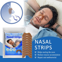 10 шт., полоски для носа против храпа
