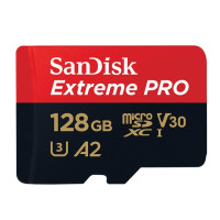 Карта памяти Micro SD Sandisk Extreme PRO, 64 ГБ, 128 ГБ, 256 ГБ, A2 Класс 10, максимальная скорость чтения 170 Мб/с, V30, 32 ГБ, A1