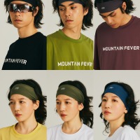 MOUNTAINFEVER 城市戶外運動 防滑導汗吸濕 彈力透氣髮帶