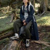 反/【穿梭束腿褲】步履不停 休閒感束口褲 43024