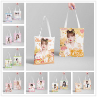 100款明星帆布袋批发 TNT宋亚轩刘耀文周边学生手提包韩版购物袋