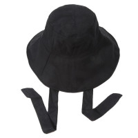 Панама с завязкой женская, складная пляжная Панама от солнца из хлопка и льна, с большими полями, в Корейском стиле, в японском стиле, весна-лето