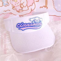 Кавайная детская мультяшная пустая верхняя шляпа Kuromi Милая коричная летняя дорожная игровая шляпа для отдыха Защита от солнца сто