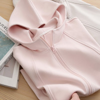 太好看！粉嫩顯白！修身顯瘦！蕞愛的自留衛衣！拉鍊連帽外套女春