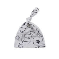 Удобные дышащие хлопковые шапки для младенцев, модные детские шапки ручной работы с узелком и мультяшным рисунком, милые аксессуары для волос, праздничный подарок