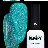 Kempy, Гель лак Disco №15, 10 мл мерцающий светоотражающий