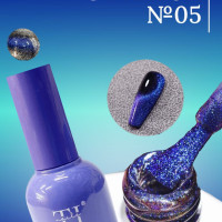 TJ NAIL/Гель лак для ногтей "Кошачий глаз ". Гель лак для маникюра с блестками. Cat's Eye 9D №5