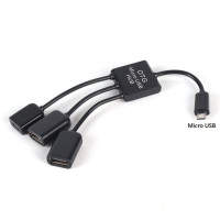 OTG 3/4 порт Micro USB зарядный концентратор кабель Spliter соединитель Адаптер для смартфона компьютера планшета ПК провод для передачи данных