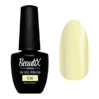 Beautix гель-лак 536 плотнопигментированный неоновый желтый оттенок 8 мл