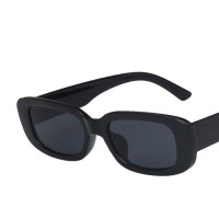 Очки солнцезащитные женские прямоугольные в ретро стиле, маленькие Модные Винтажные солнечные очки с узкой квадратной оправой, UV375, 1 шт., 2022
