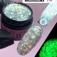 PICNAIL Светящийся в темноте гель лак Lumishine
