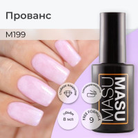 Masura Гель-лак MASUMASU Прованс, 8 мл, сиреневый, с блестками M199
