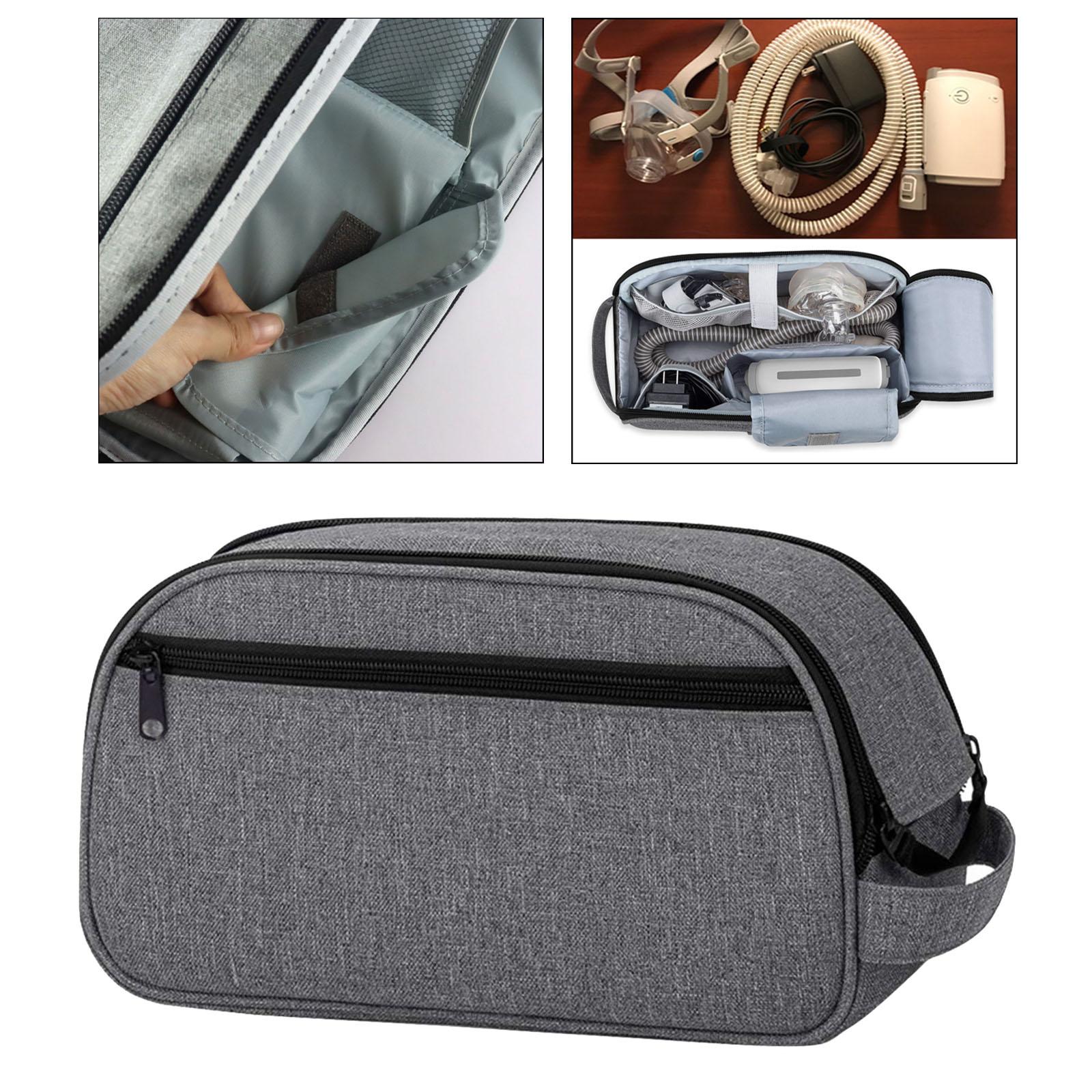 Cpap Carry Bag Cpap Accessories Storage Bag Shockproof Multiple Compartments