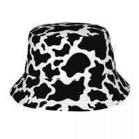 Одеяло из коровьей кожи, Детская Панама с принтом в виде коровы, головной убор в стиле Боб для улицы, Осенние рыбацкие шляпы для летней рыбалки, унисекс Кепка