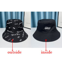 Панама двусторонняя для мужчин и женщин, модная шляпа с надписью, для отдыха на открытом воздухе, путешествий, солнцезащитный козырек