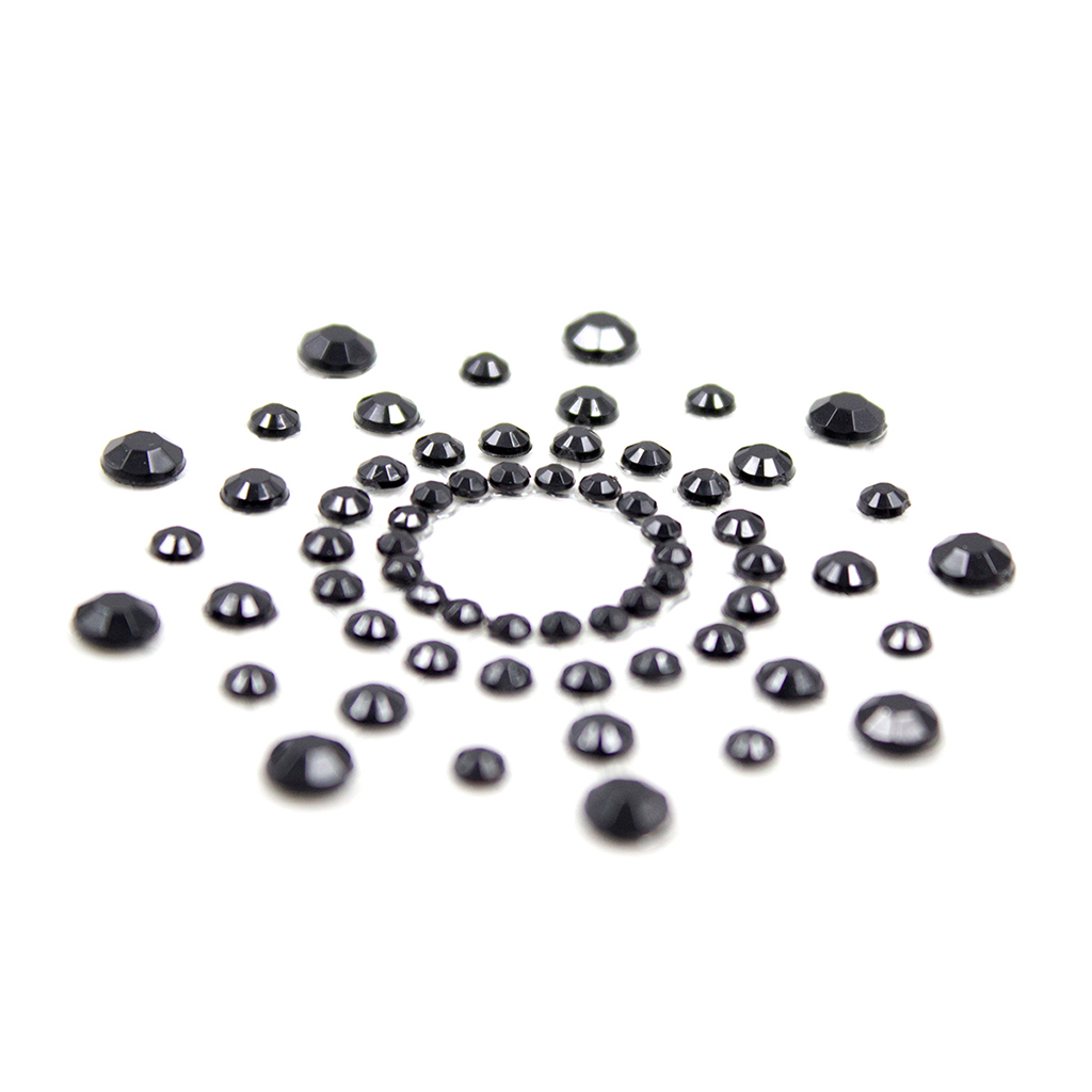 2 Pairs Fun Sexy Crystal Rhinestone Nipple Pasties Breast Sticker Sex Products Intimates Nipple Sticker