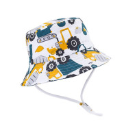 Панама для девочек и мальчиков, хлопковая шляпа от солнца, с УФ-защитой, аксессуары для детей ясельного возраста, осень