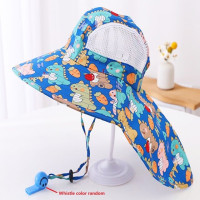 Панама детская хлопковая с защитой от УФ излучения и шалью