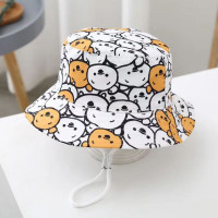 Панама хлопковая для девочек и мальчиков, шляпа от солнца с защитой от ультрафиолета, для начинающих ходить детей, летняя