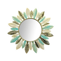 Железное художественное зеркальное украшение для стен зеркало для макияжа металлическая рамка для столовой гостиной дома