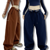 ROKBBK－K/布韓街舞hiphop爵士舞jazz褲子女嘻哈寬鬆長褲套裝服飾