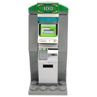 Блокировочные блоки кубики MOC ATM Набор строительных блоков игрушки для детей сборный блок игрушка «сделай сам» детали Обучающие подарки