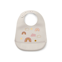 Детские нагрудники с принтом в стиле Ins, водонепроницаемые Мягкие силиконовые нагрудники с милым рисунком для кормления детей, девочек, мальчиков, малышей, регулируемый детский нагрудник