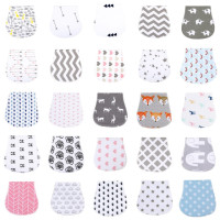 Детские нагрудники из 100% хлопка двухслойные нагрудники для мальчиков и девочек мягкие Слюнявчики для младенцев аксессуары для новорожденных детская одежда отрыжка