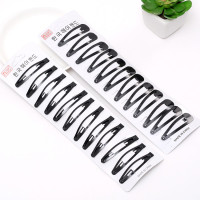 厂家直销黑色bb夹  亮漆韩国发夹  两元饰品地摊热卖