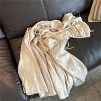 【夢遊仙境】褶皺收腰仙女洋裝