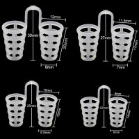 8 шт., силиконовые ограничители для носа, 4 размера