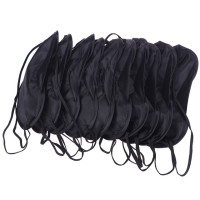 10 шт., портативные черные повязки на глаза для быстрого сна